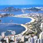 Vista aérea parcial de Vitória/ ES